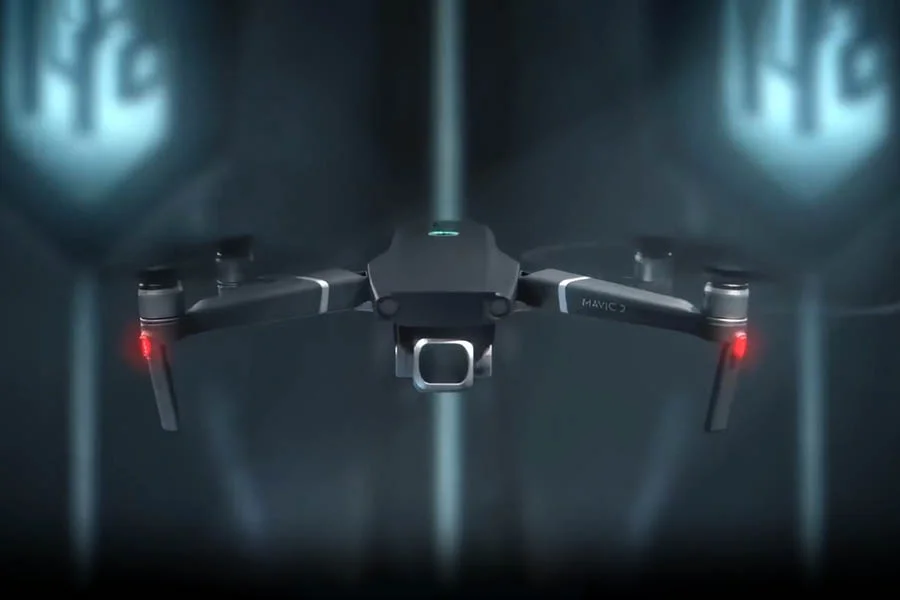 drone and camera